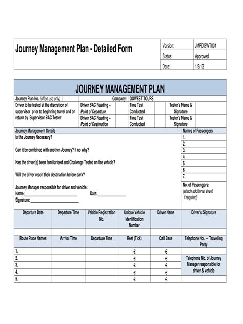 Journey planner